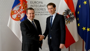 Састанак министра Дачића са МСП Аустрије, Курцом 