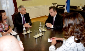 Министар Дачић са опуномоћеником за југоисточну Европу у МСП Немачке