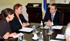 Састанак мииистра Дачића са амбасадорком Словачке