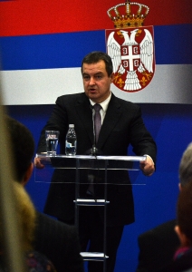 Konferencija za novinare ministra Dačića u Kombank Areni
