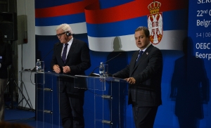 Konferencija za novinare ministra Dačića i ministra Štajnmajera