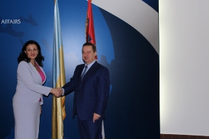 Састанак министра Дачића са  Иваном Климпуш-Цинцадзе