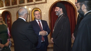 Ministar Dačić i mitropolit Hazim