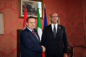 Ministar Dačić - MIP Italije Anđelinom Alfanom