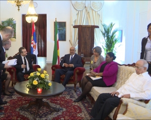 Dačić i predsednik Surinama Dezire Delano Boters