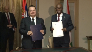 Ministar Dačić - Ministar Njamitve - Potpisivanje Memoranduma o razumevanju dva ministarstva