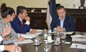 Састанак министра Дачића са амбасадором Андреом Орицијем