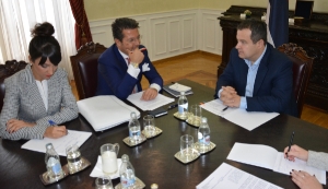 Састанак министра Дачића са амбасадором Андреом Орицијем