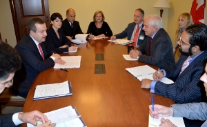 Састанак министра Дачића са Џоном МекКлаумом, министром за имиграциона питања и држављанство