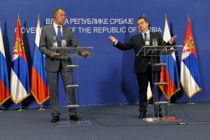 Konferencija za novinare ministra Dačića i ministra Lavrova