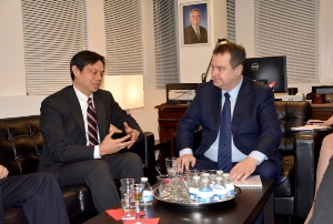 Sastanak ministra Dačića sa zamenikom pomoćnika državnog sekretara SAD, Hojt Jiem