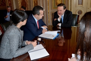 Sastanak ministra Dačića sa senatorom Krisom Marfijem