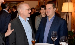 Министар Дачић на вечери са представницима Савета ЕУ и Европске комисије