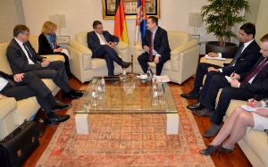 Sastanak ministra Dačića sa Zigmarom Gabrijelom