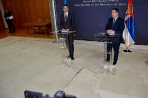 Sastanak ministra Dačića sa Svenom Mikserom
