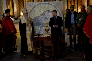 Министар Дачић присуствовао свечаности поводом прве испоруке мозаика у Храму Светог Саве