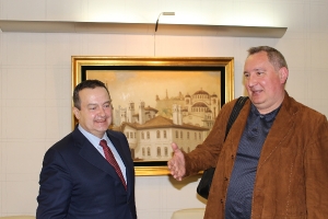 Министар Дачић дочекао Димитрија Рогозина